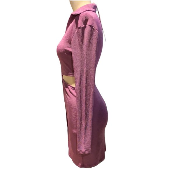 NWT Morning Mist Cut Out Mini Dress - Picture 5 of 9